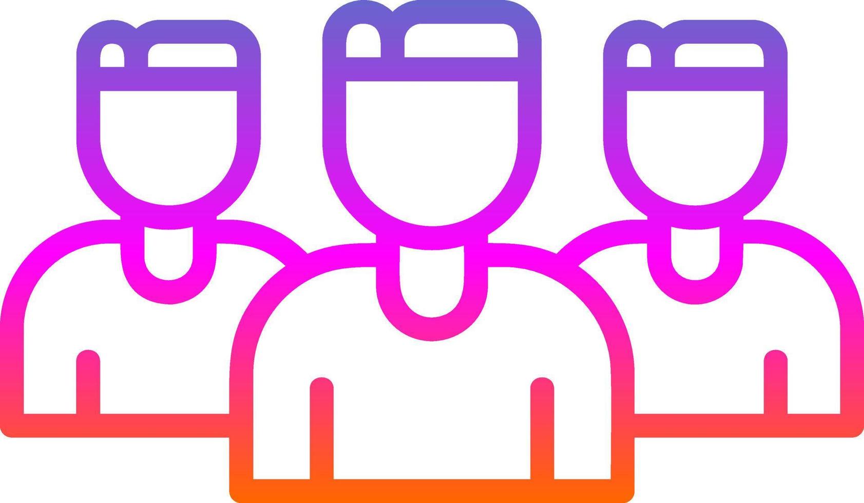 Teamwork Vector Icon Design