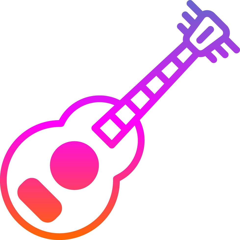 diseño de icono de vector de guitarra