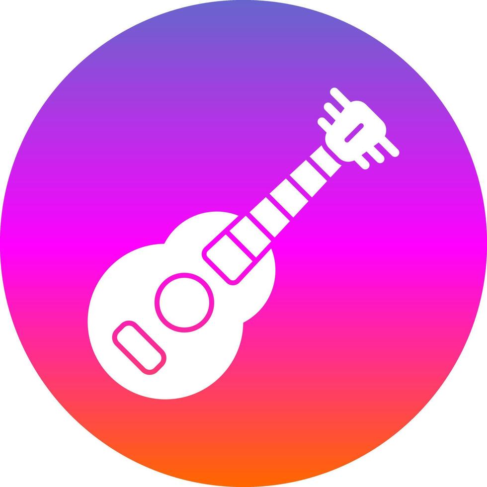 diseño de icono de vector de guitarra