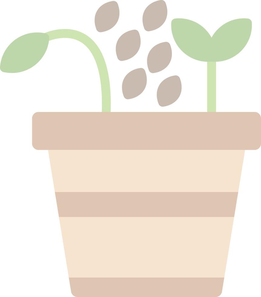 Seeding Vector Icon Design