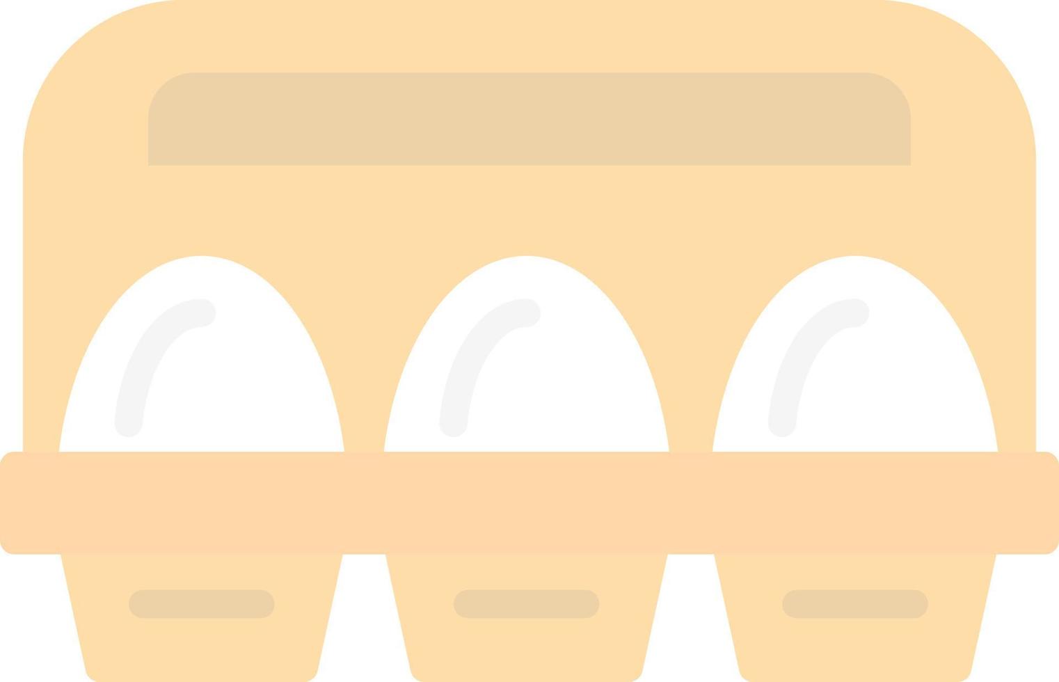 Egg Carton Vector Icon Design