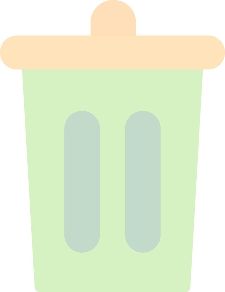 Trash Bin Vector Icon Design