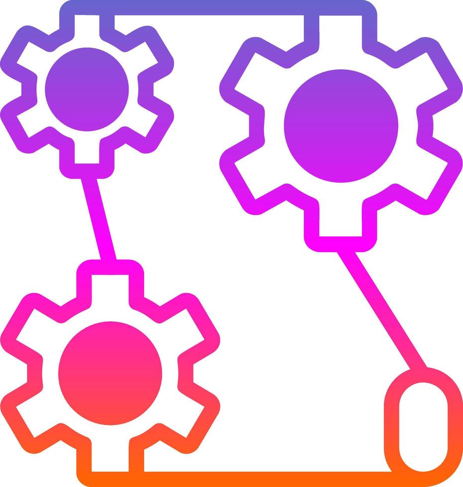 Cogwheels Vector Icon Design