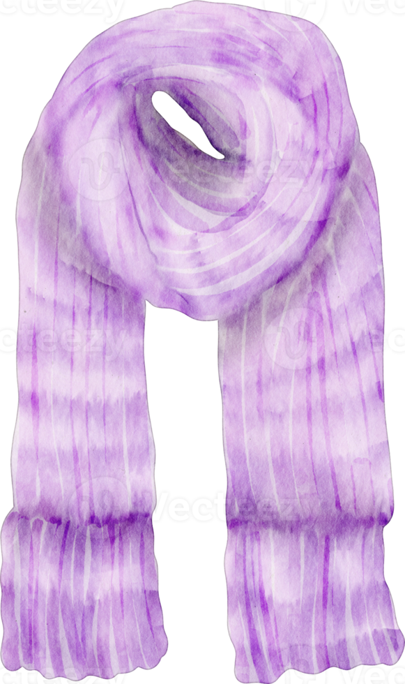 vattenfärg scarf klämma konst png