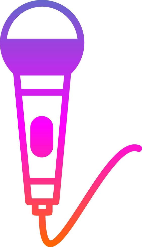 Mic Vector Icon Design