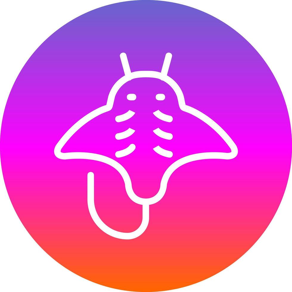 Stingray Vector Icon Design