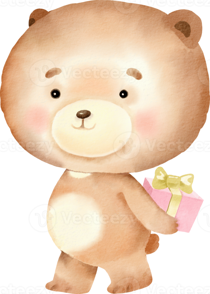 schattige teddybeer png