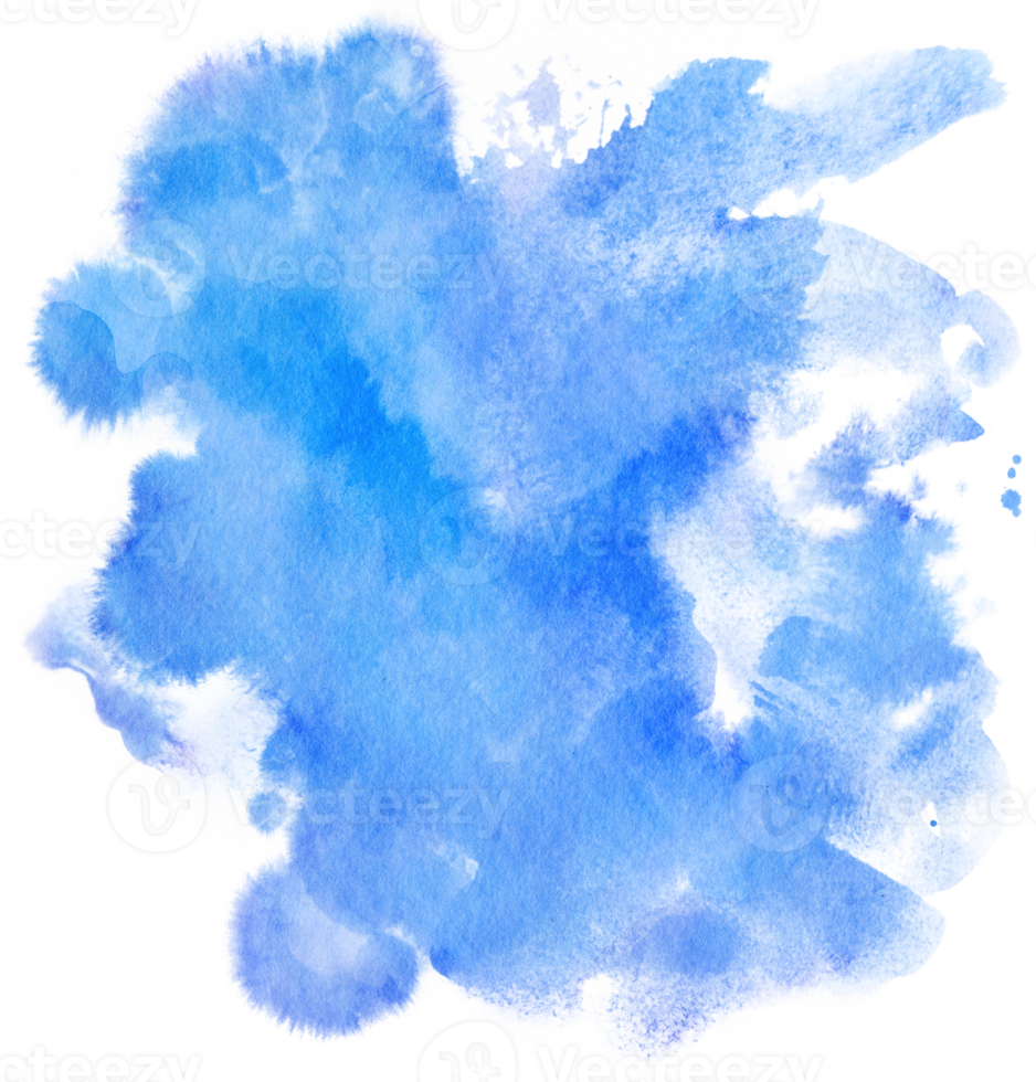 watercolor blue stain png