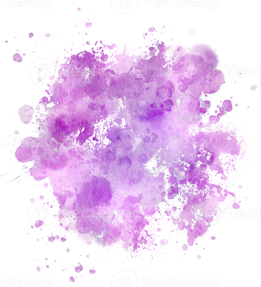 watercolor stain purple png