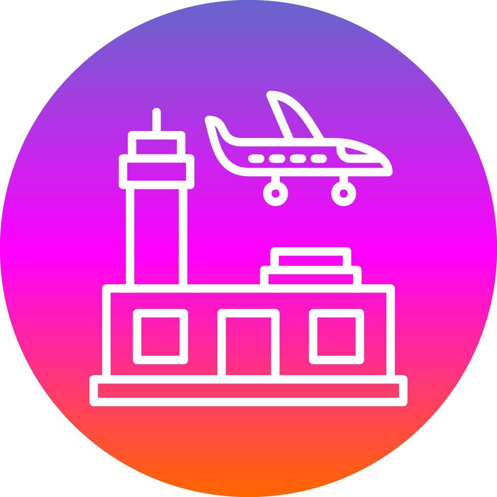 diseño de icono de vector de aeropuerto