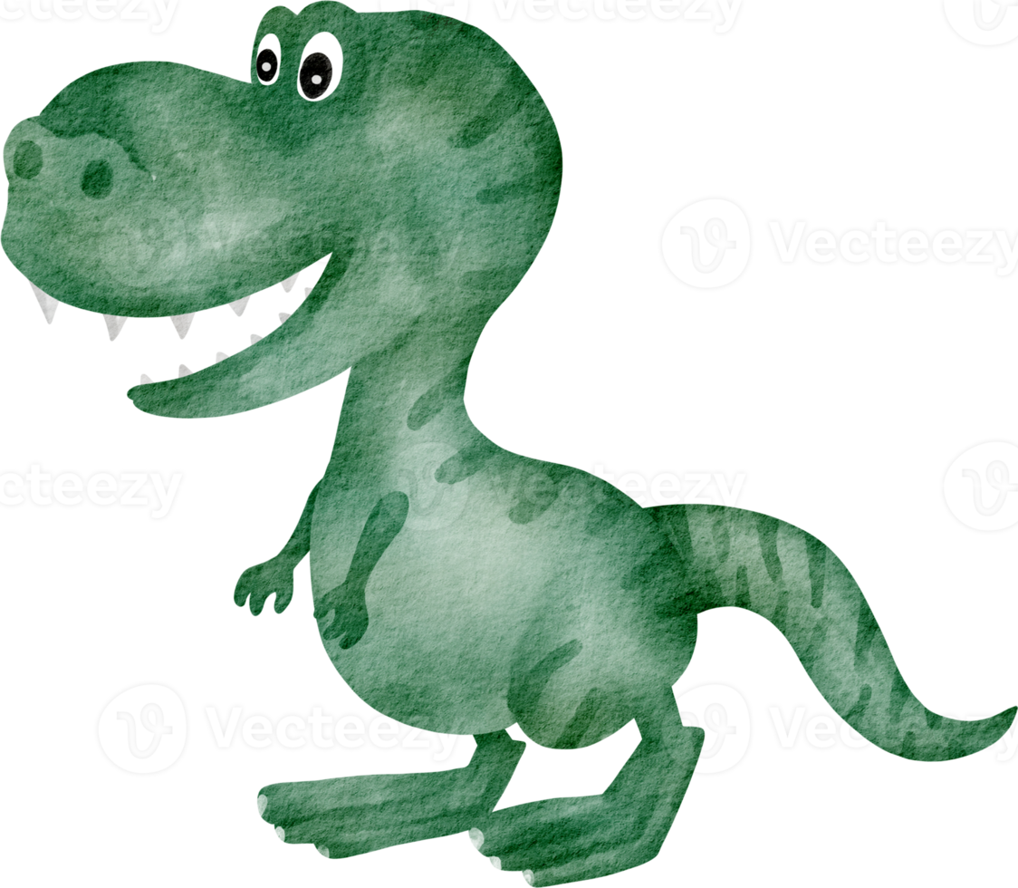 watercolor dinosaur t rex png