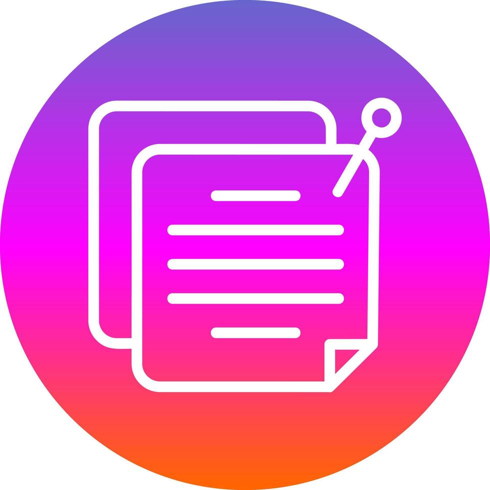 Sticky Note Vector Icon Design