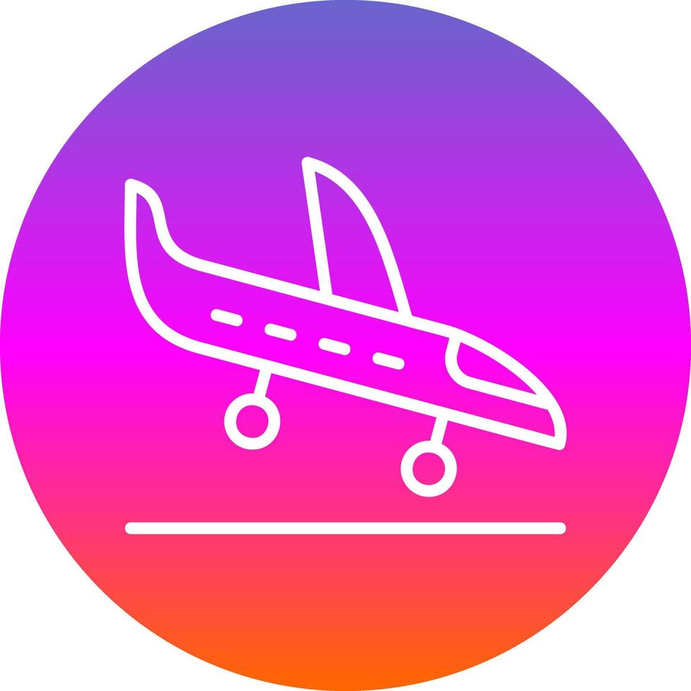 Landing Vector Icon Design