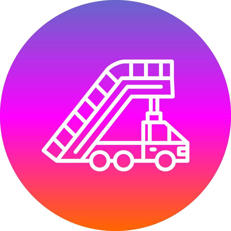 diseño de icono de vector de escaleras