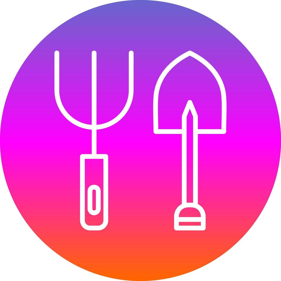 Pitchfork Vector Icon Design