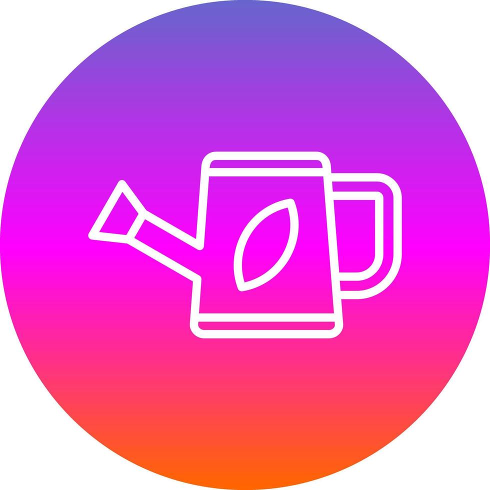 Watering Can Vector Icon Design