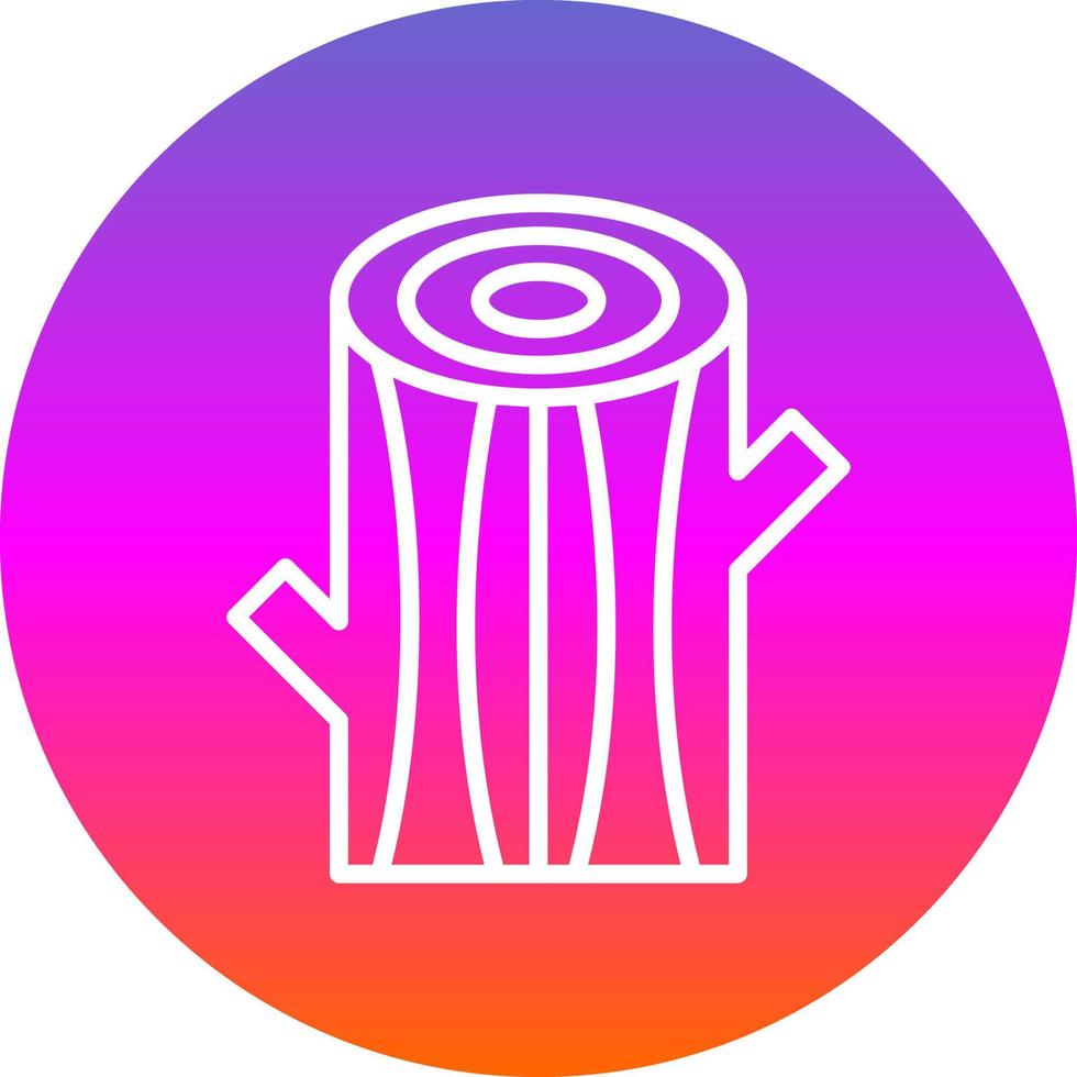 Log Vector Icon Design