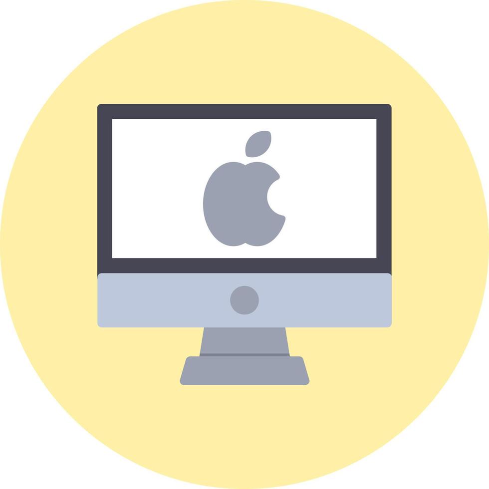 icono de vector de mac