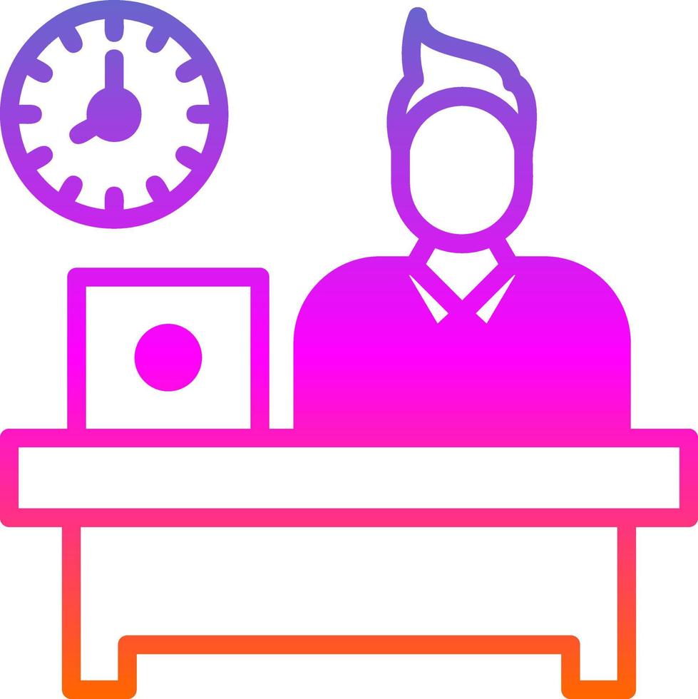 Overtime Vector Icon Design