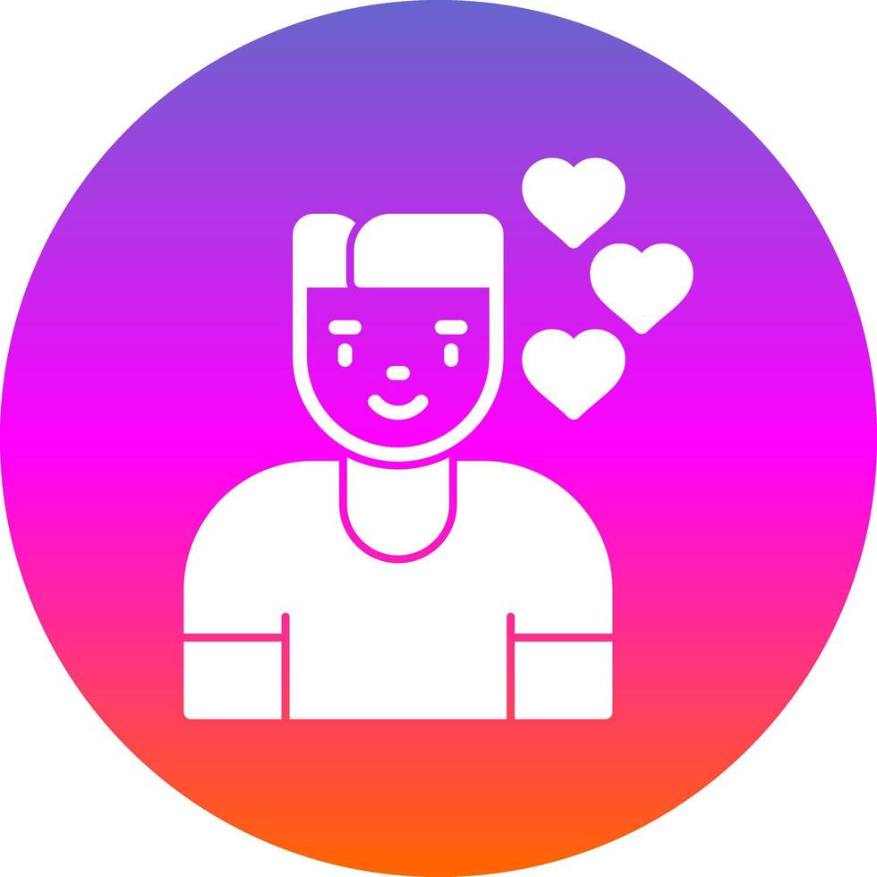 Boyfriend Vector Icon Design