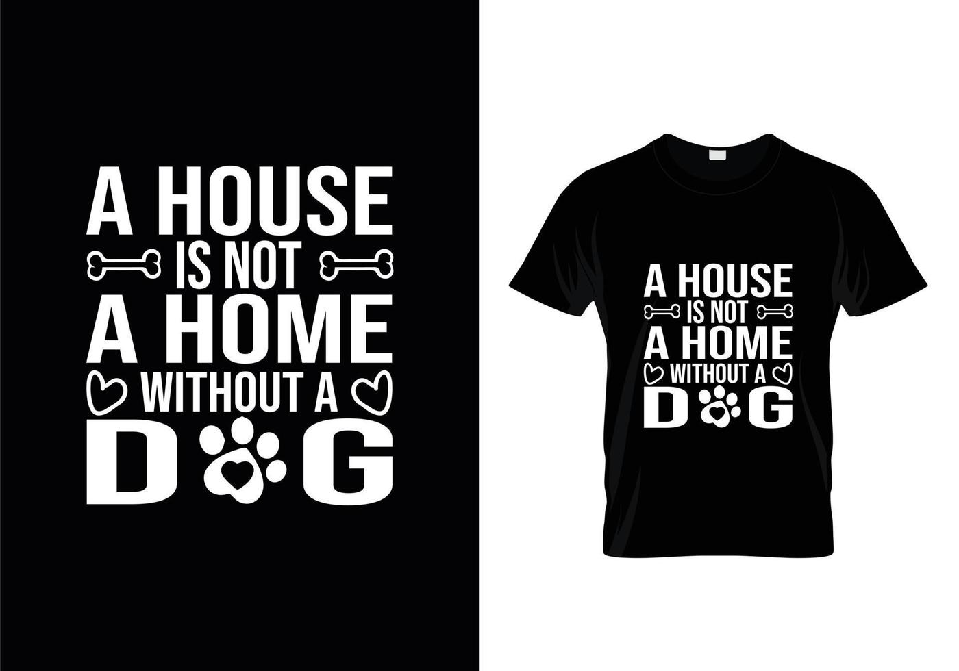 diseño de camisetas para perros. diseño de pata para los amantes de los perros. diciendo - mi perro piensa que soy genial. vector