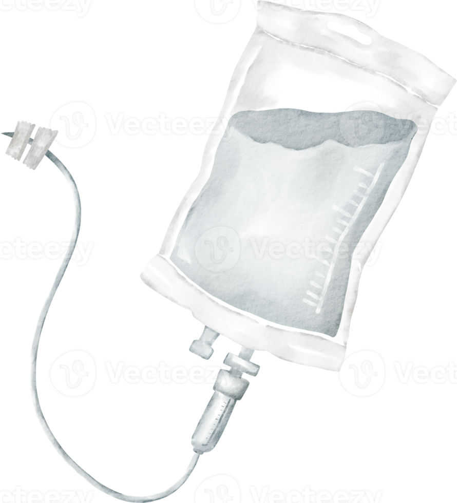 watercolor saline bag png