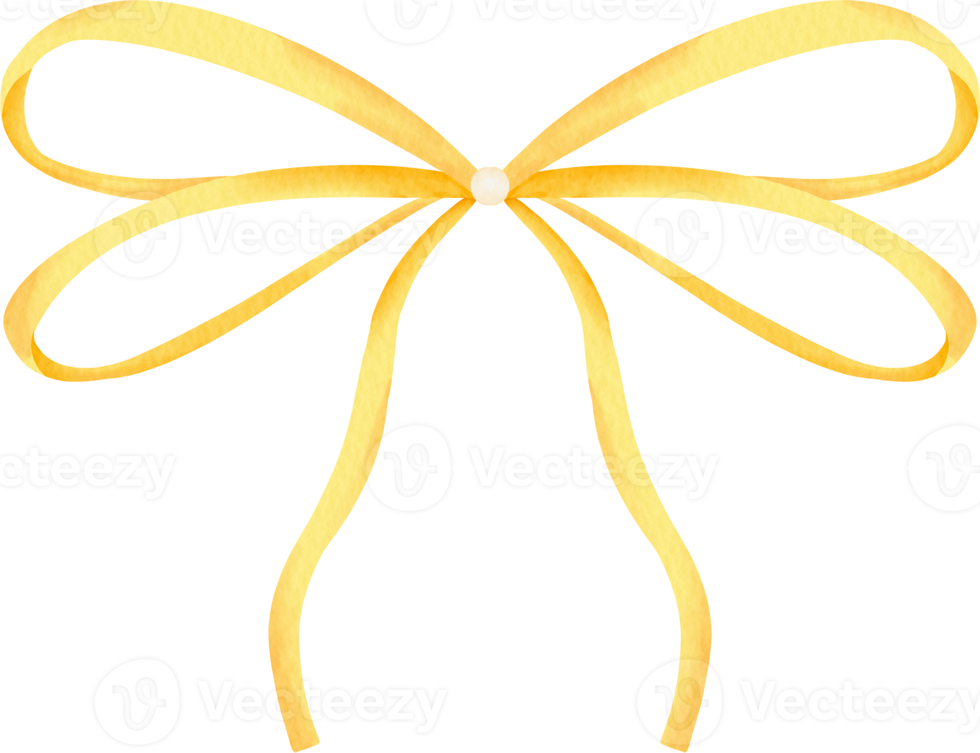 watercolor yellow bow tie 16535977 PNG