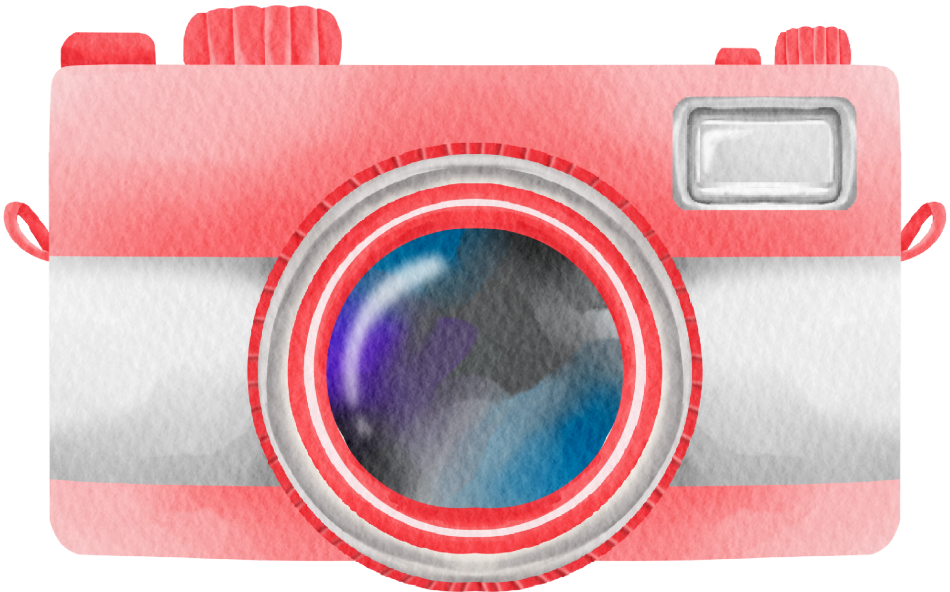 watercolor camera cute clip art 16535995 PNG