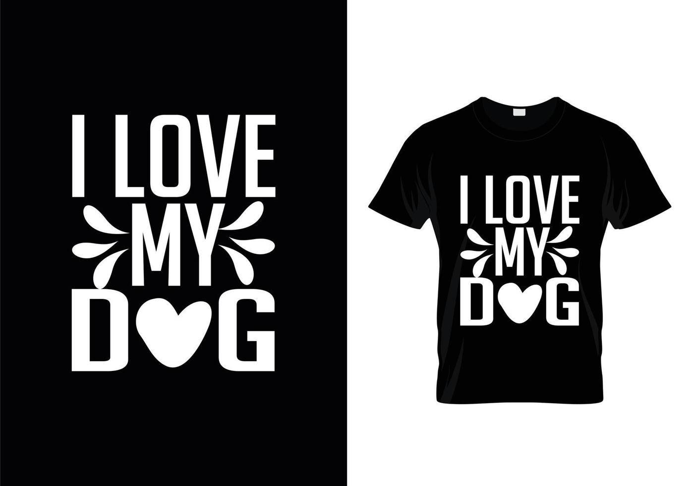 diseño de camisetas para perros. diseño de pata para los amantes de los perros. diciendo - mi perro piensa que soy genial. vector