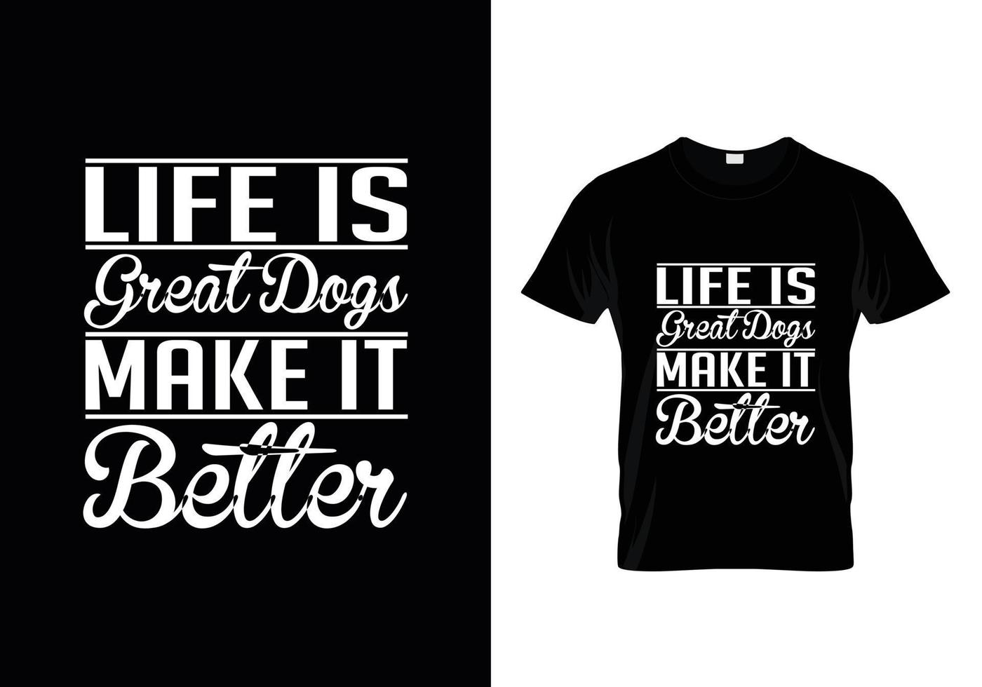 Dog t shirt design. Paw design for dog lovers. Saying - My dog thinks I am great. vector