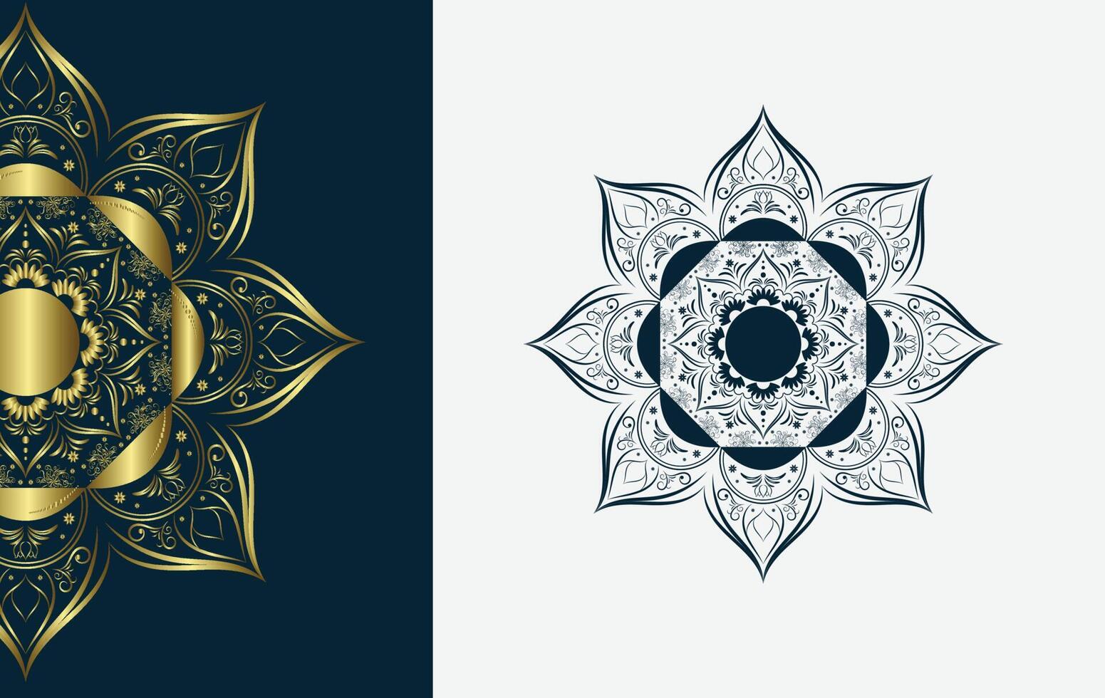 Mandala Style Vector Shapes Design Collection 16536322 Vector Art at