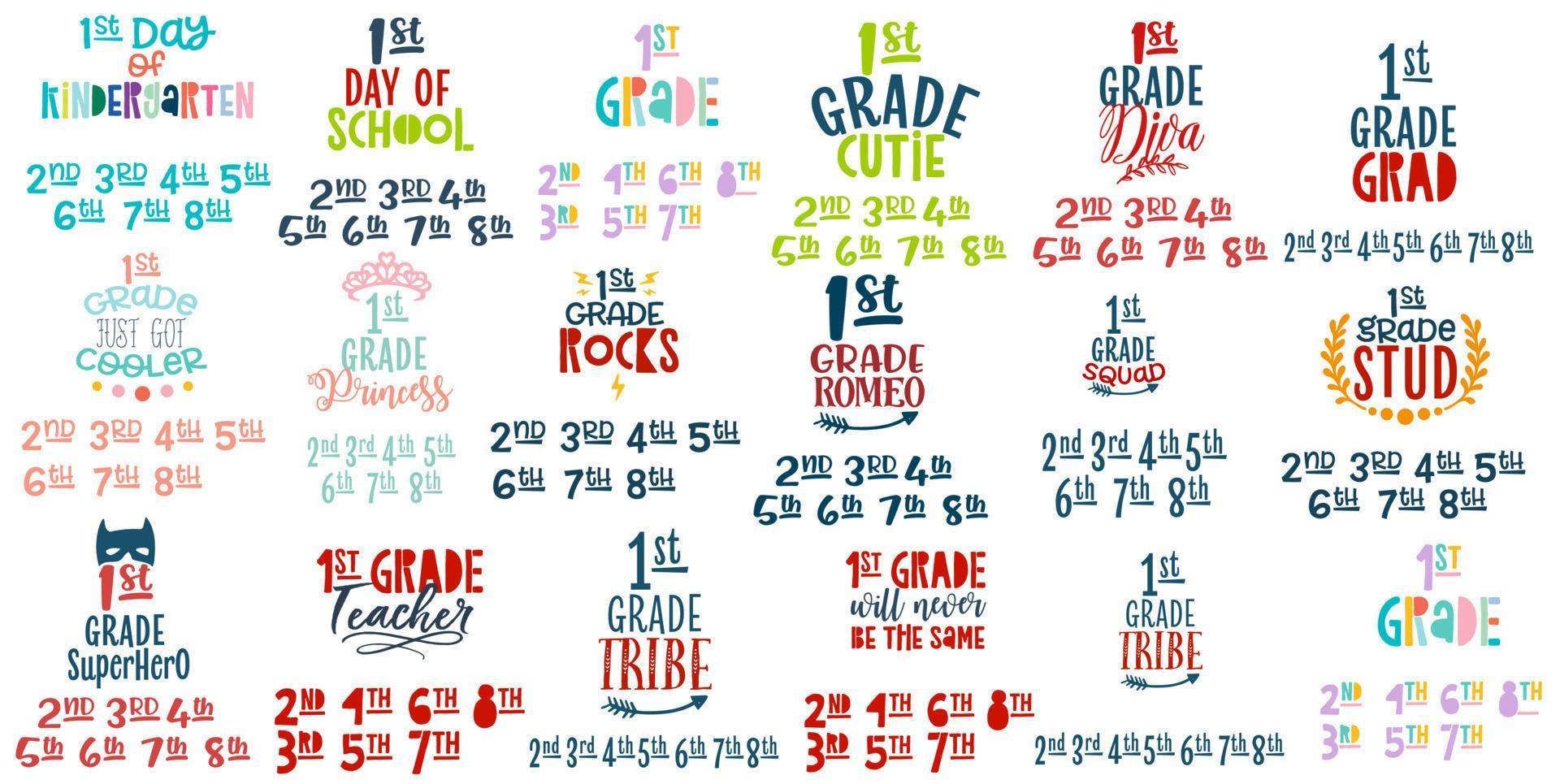 School Qoutes Lettering, read handwritten lettering inscription positive quote, calligraphy vector illustration. Text sign design for quote poster, greeting card, print, cool badge