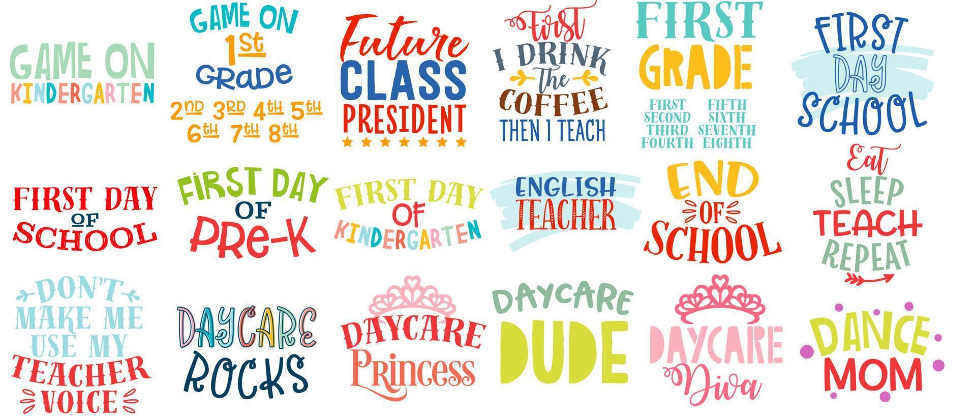 School Qoutes Lettering, read handwritten lettering inscription positive quote, calligraphy vector illustration. Text sign design for quote poster, greeting card, print, cool badge