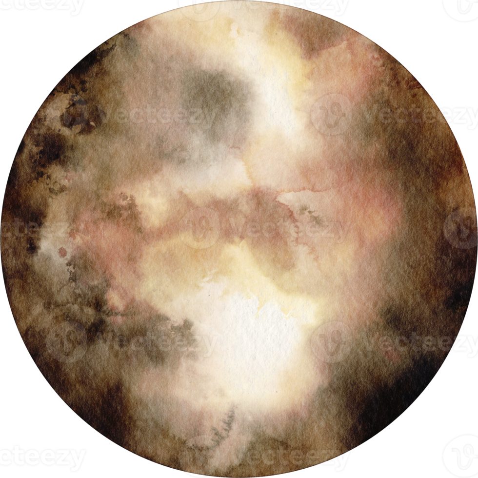 pluto watercolor planet png