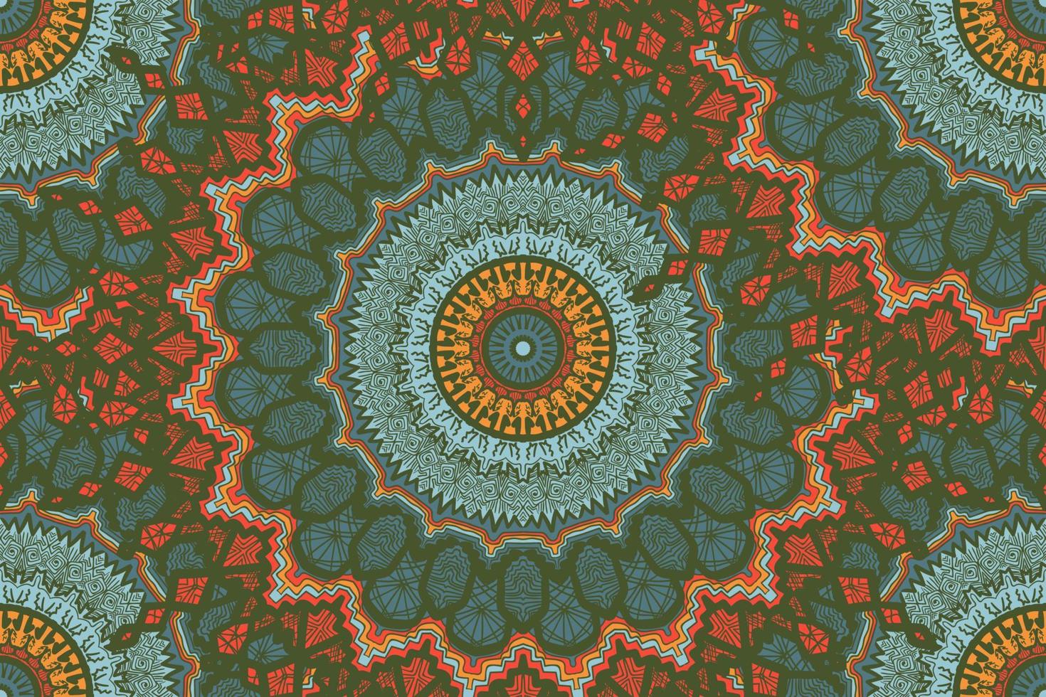 Mandala Seamless Pattern vector
