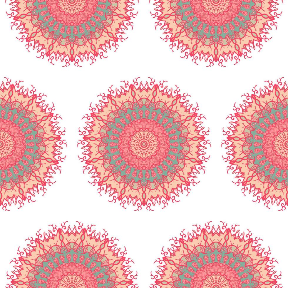 Mandala Seamless Pattern vector
