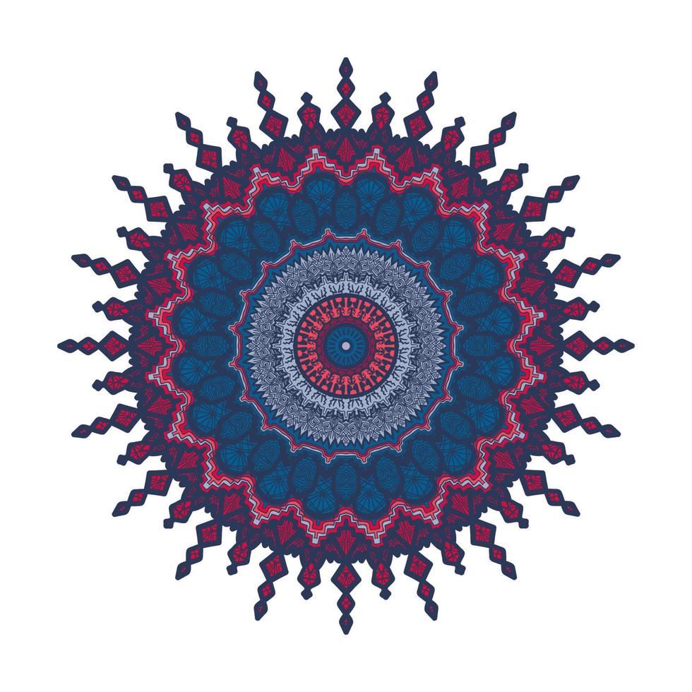Mandala Line Template vector