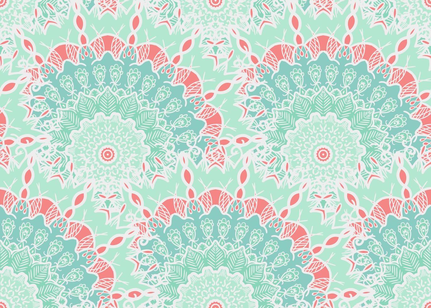 Mandala Seamless Pattern vector