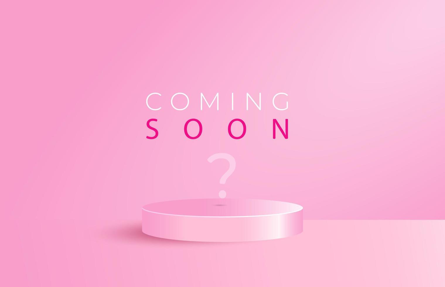 pink luxury product  display design vector