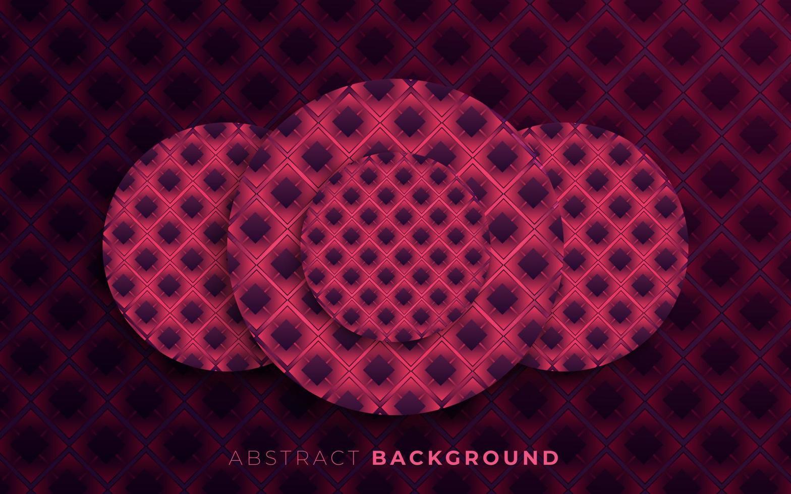 rounded magenta color background design vector