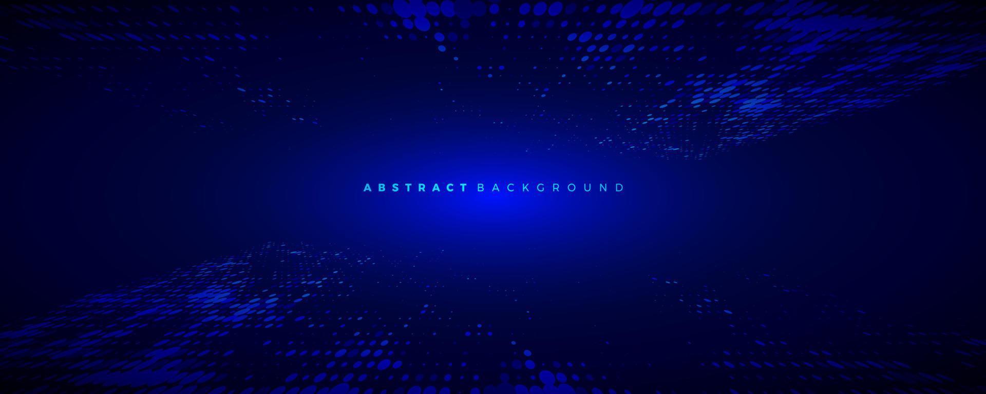 abstract futuristic digital landscape with particles dots and horizon. digital connection vector