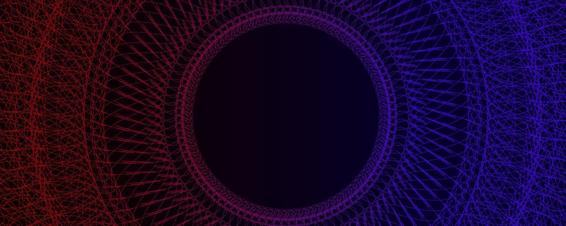 spirograph radial abstract lines geometric background vector