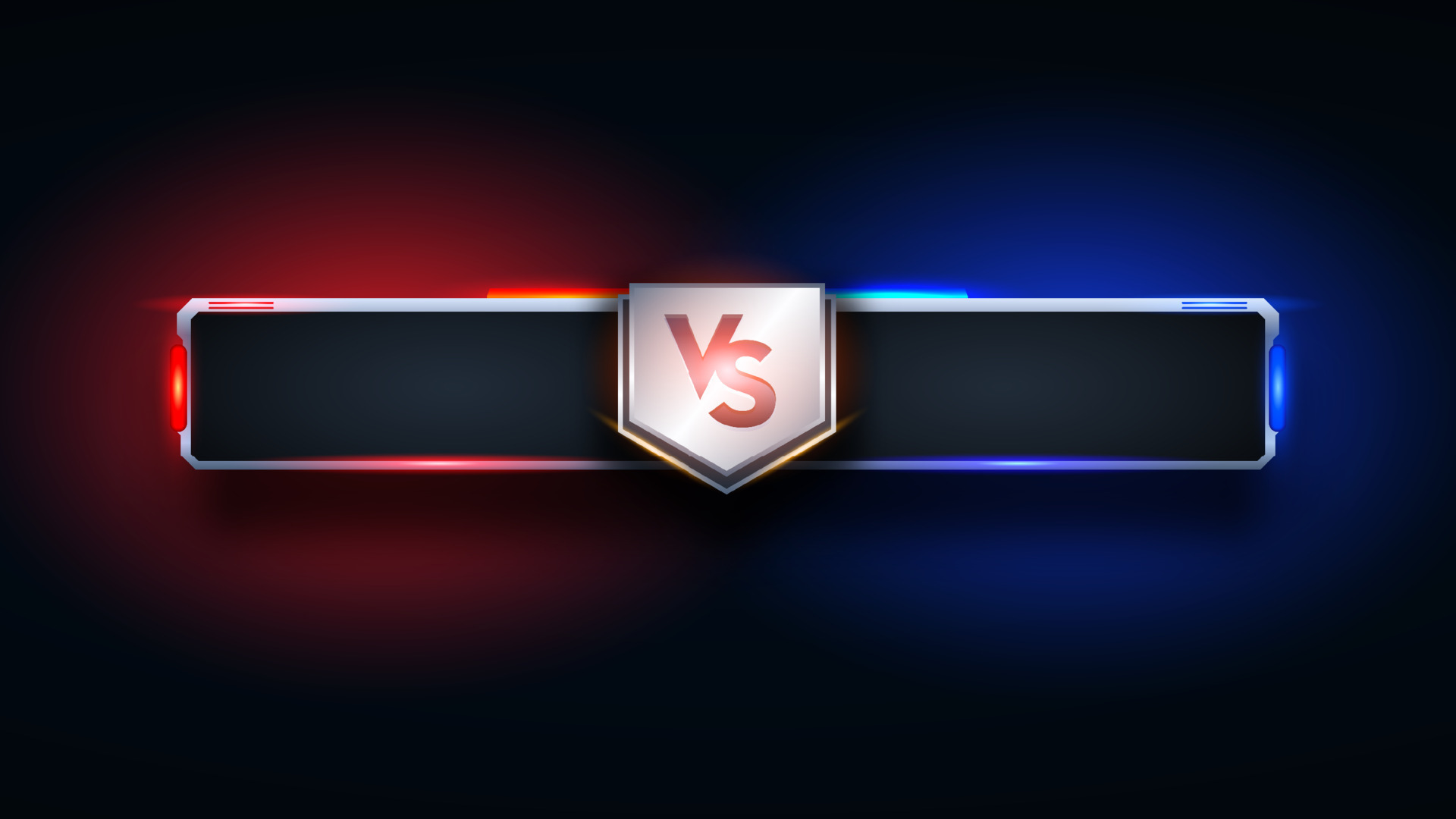 VS Versus Battle headline Modern banner template, Red and Blue shiny  background, Fight Game, Game Interface 16537561 Vector Art at Vecteezy