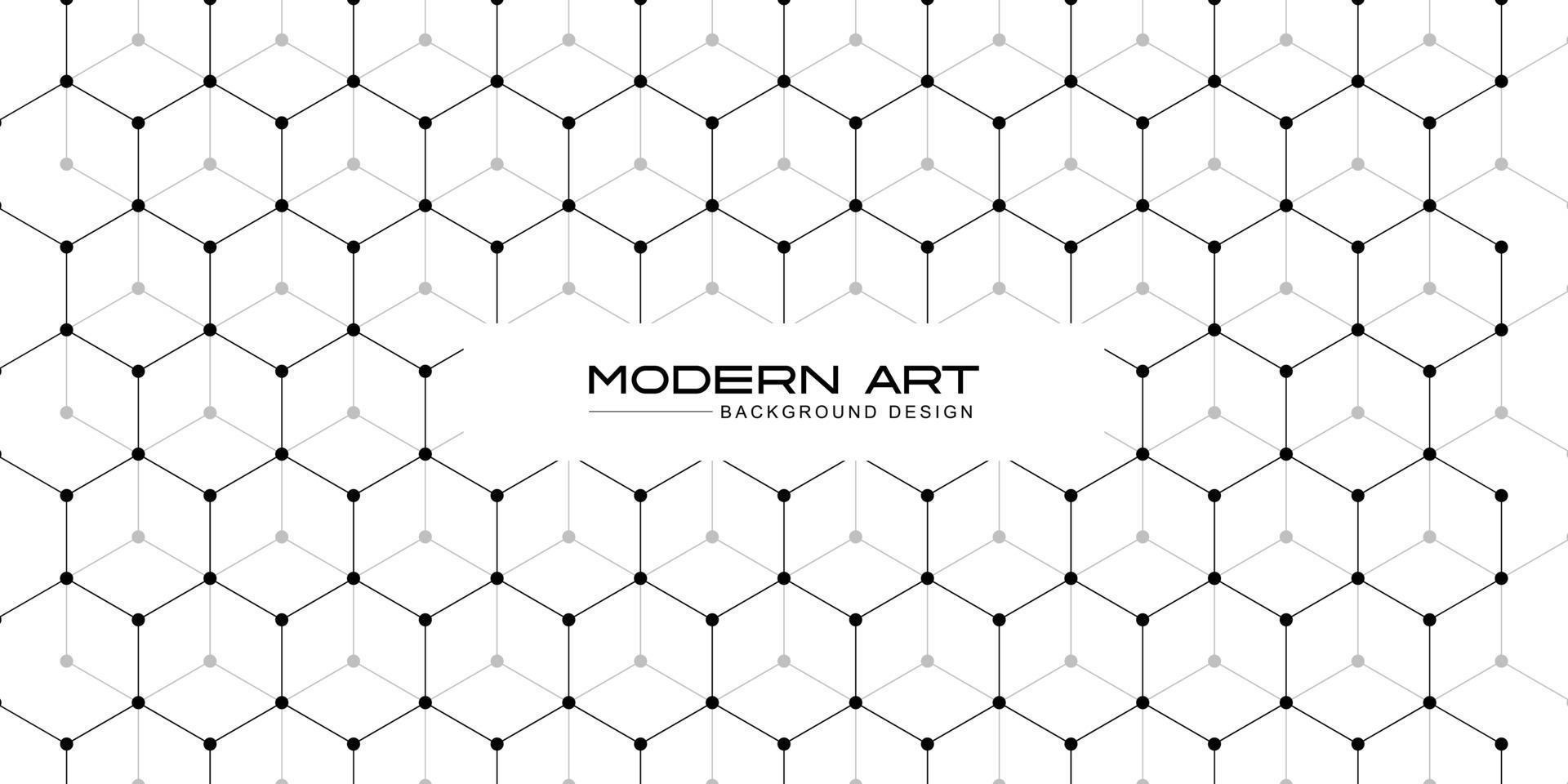 Hexagon pattern background for future technology design. Abstract minimalist style for banner, poster and wallpaper vector