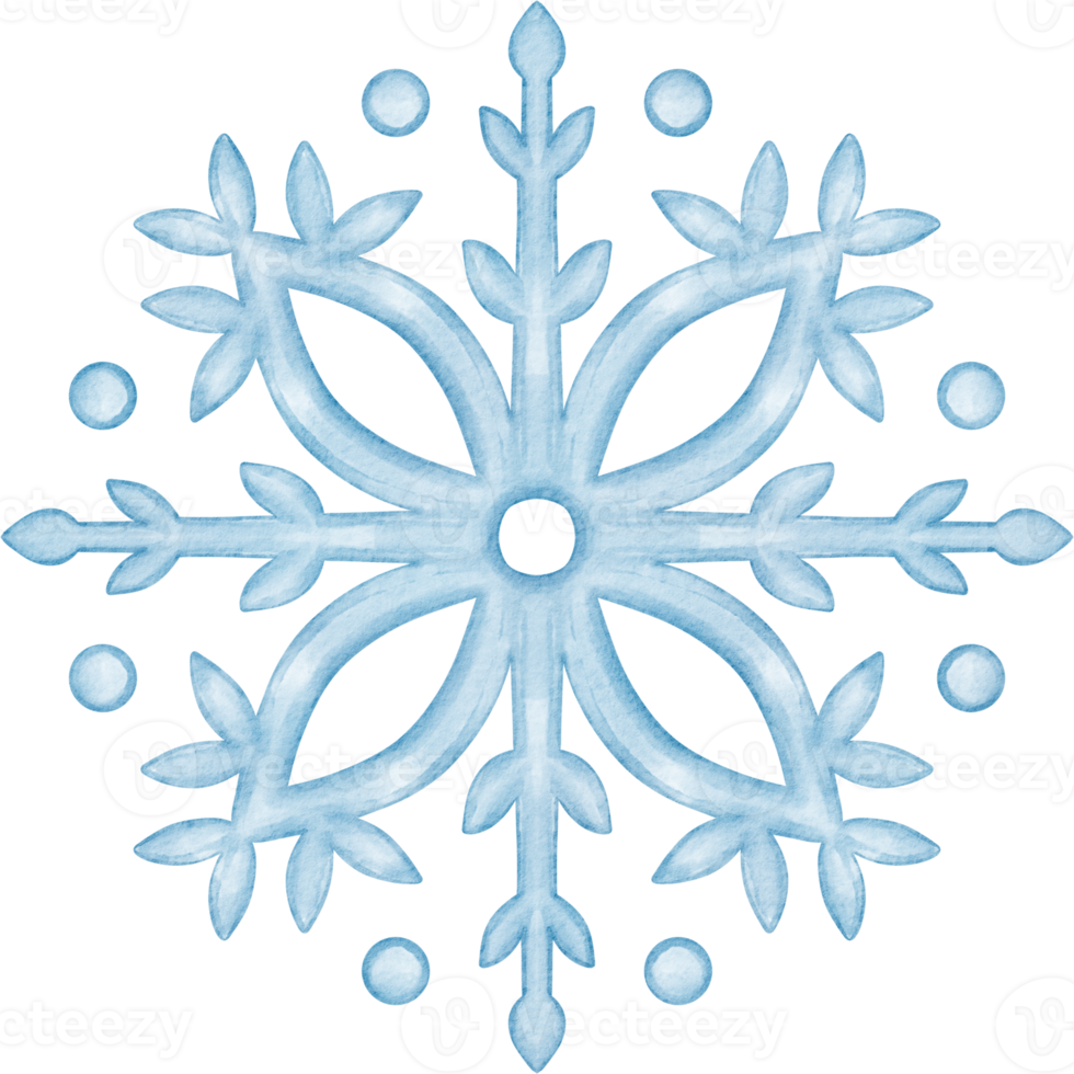 clima de nieve acuarela png