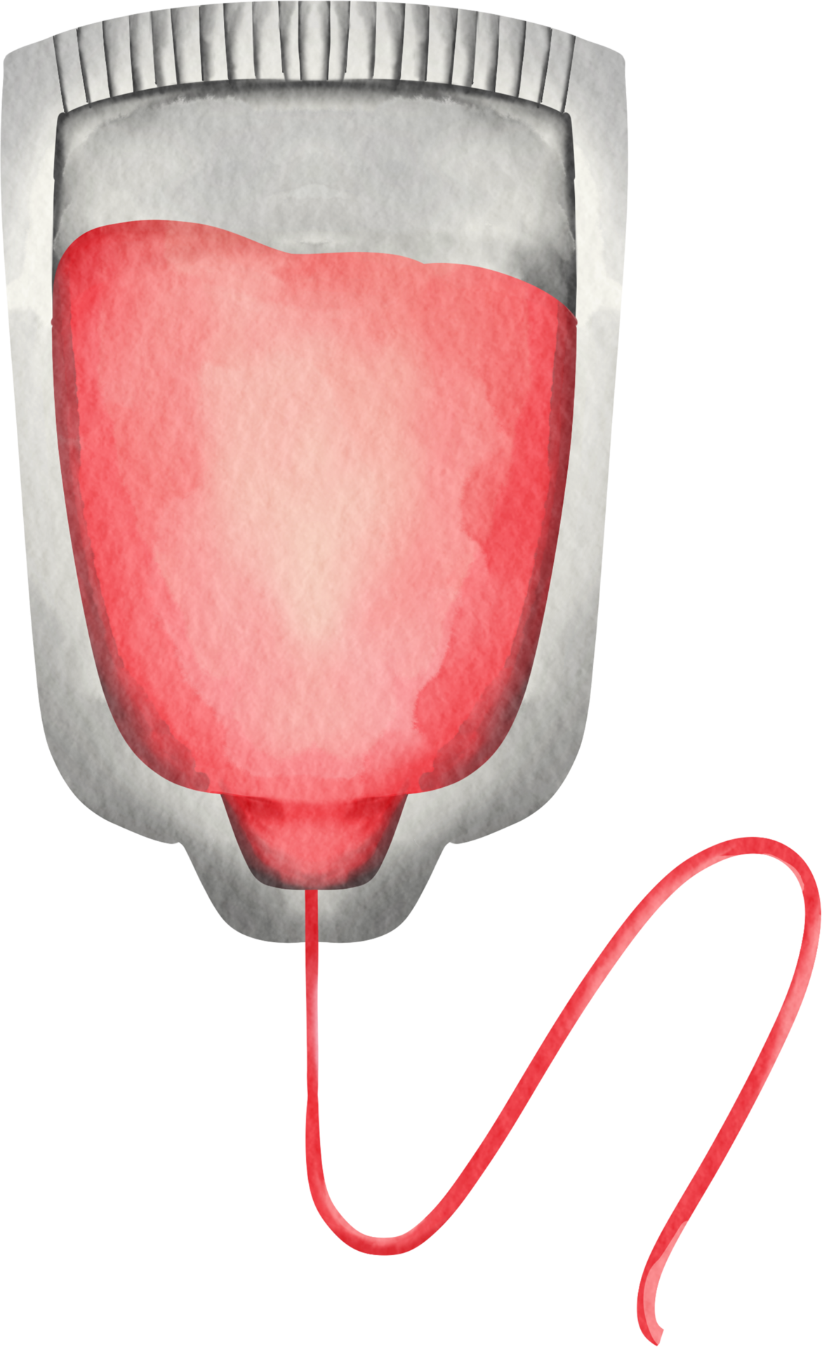 watercolor medical blood bag 16537657 PNG