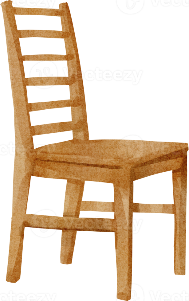 clipart de silla de acuarela png