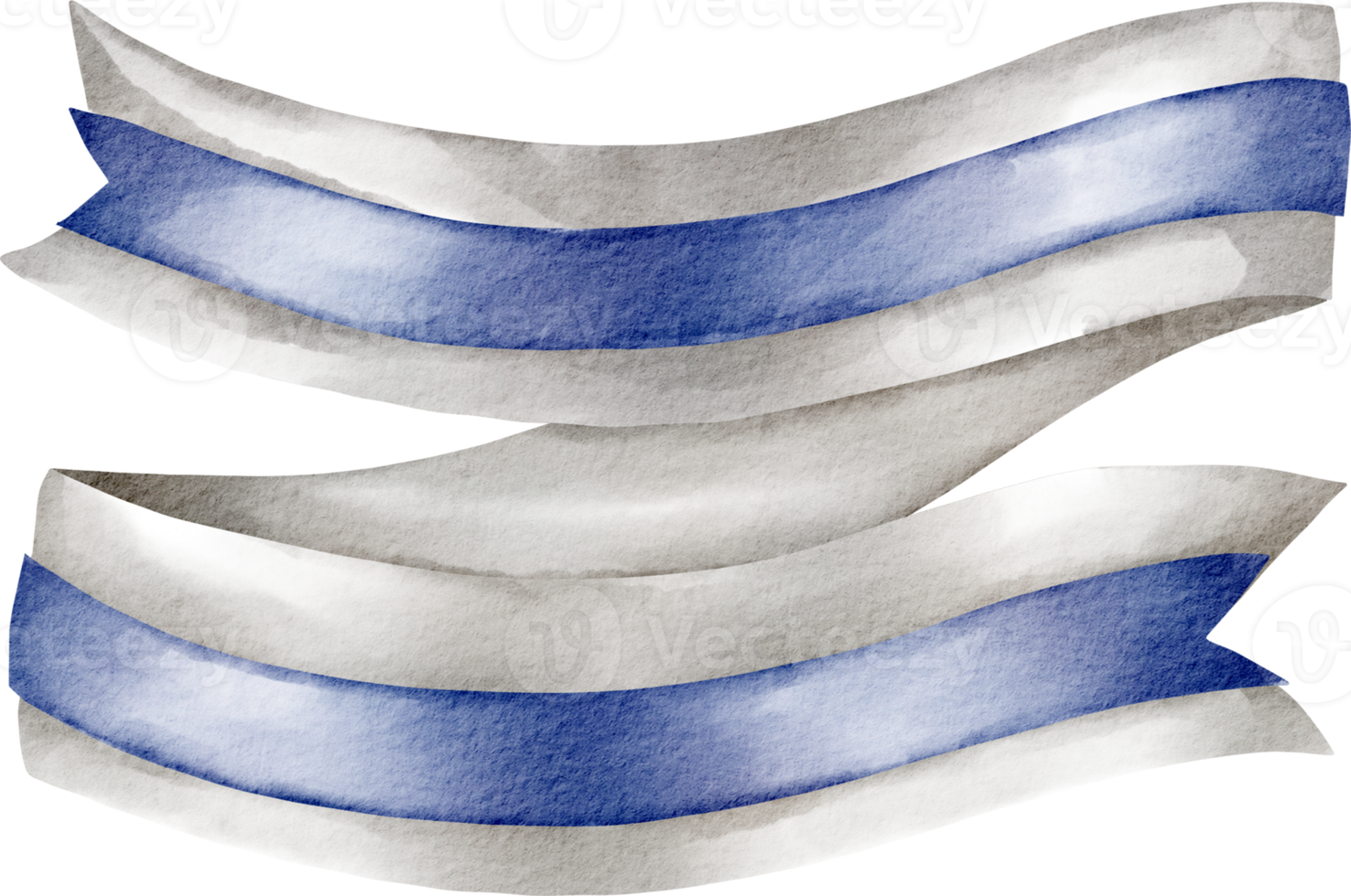 watercolor ribbon banner png