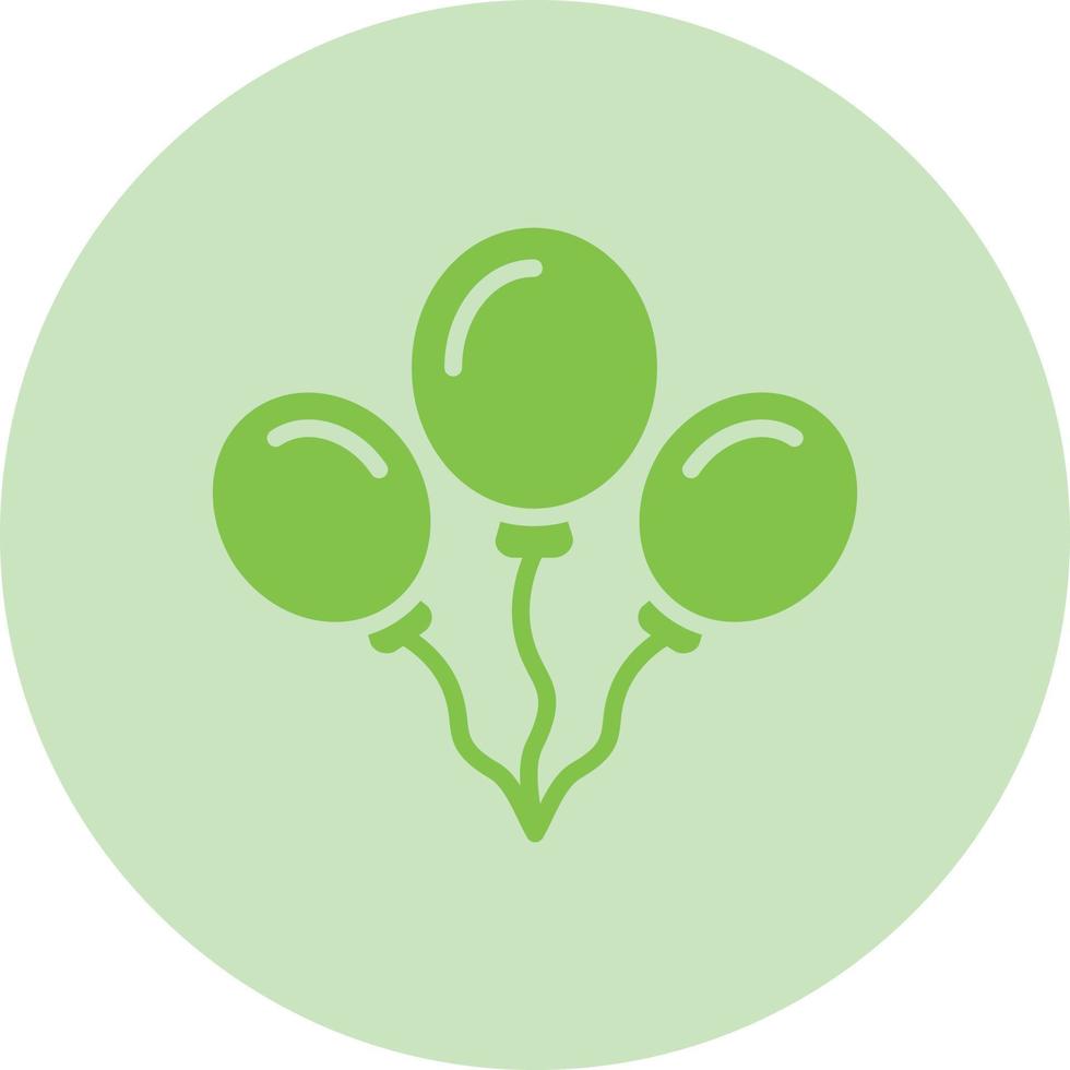 icono de vector de globos