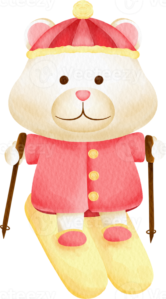 watercolor bear clip art 16539764 PNG